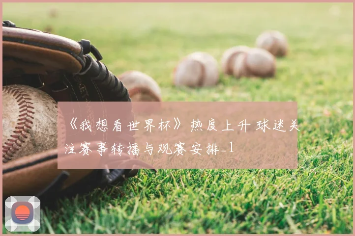 《我想看世界杯》热度上升 球迷关注赛事转播与观赛安排_1
